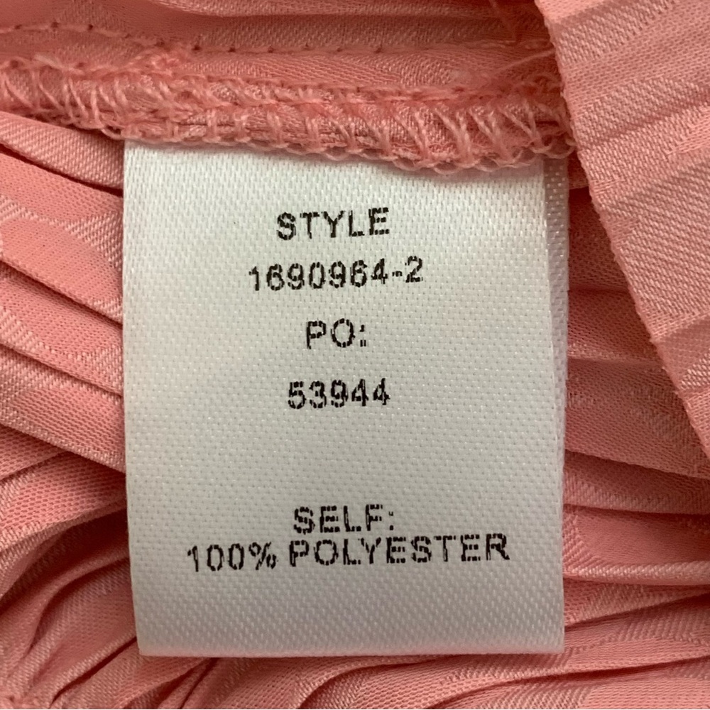 Current Air Solid Split Ruffle Neck Sleeveless Pl… - image 6